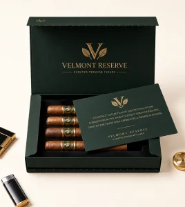 Custom Flip Top Cigar Paper Boxes