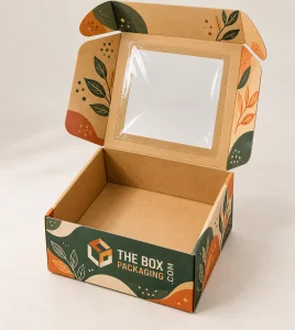 Custom Kraft Window Boxes