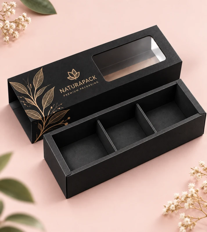 Custom Kraft Drawer Boxes with Dividers