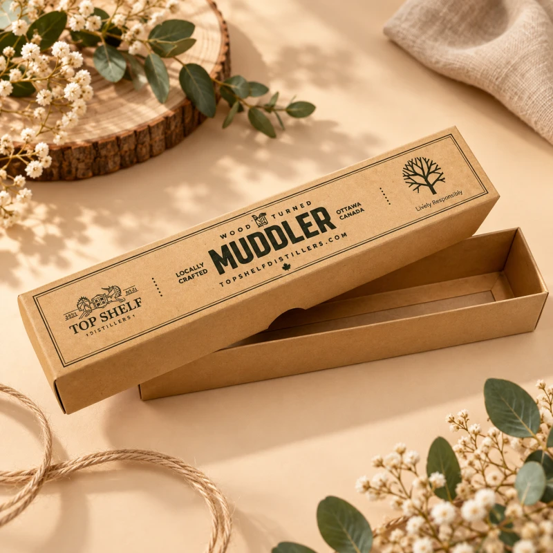 Custom Kraft Lid and Tray Boxes