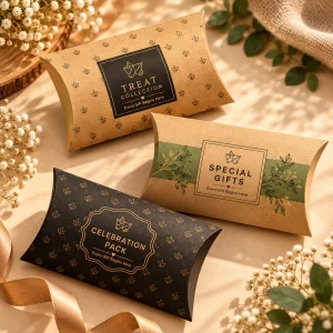 Custom Kraft Pillow Boxes