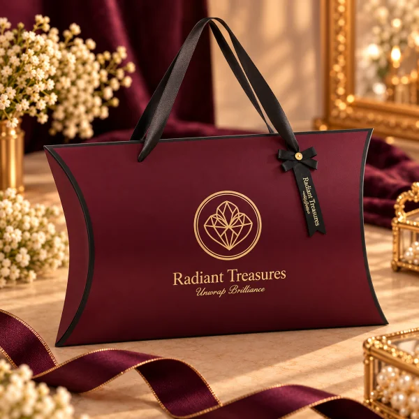 Custom Pillow Boxes with Handle