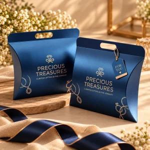 Custom Pillow Boxes with Handle