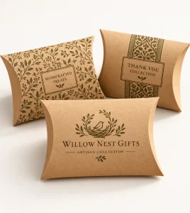 Custom Kraft Pillow Boxes