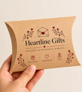 Custom Kraft Pillow Boxes