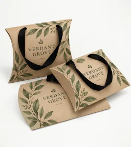 Custom Pillow Boxes with Handle