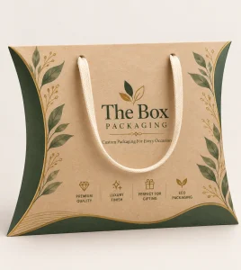 Custom Pillow Boxes with Handle