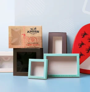 Custom Window Gift Packaging Boxes Wholesale