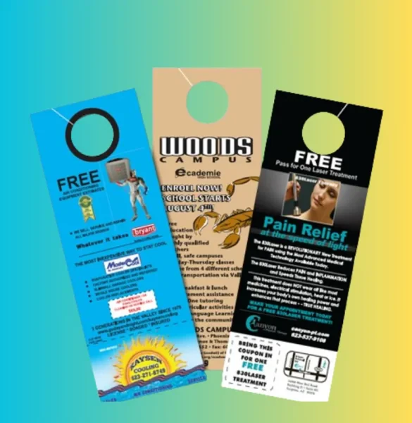 Custom Personalized Cheap Door Hangers Printing