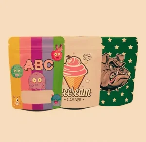 Custom Child Lock Mylar Bags